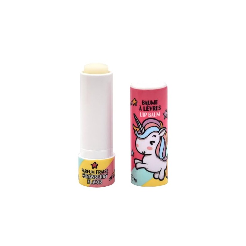 Unicorn Strawberry Flavour Lip Balm – Moisturizing & Hydrating Formula