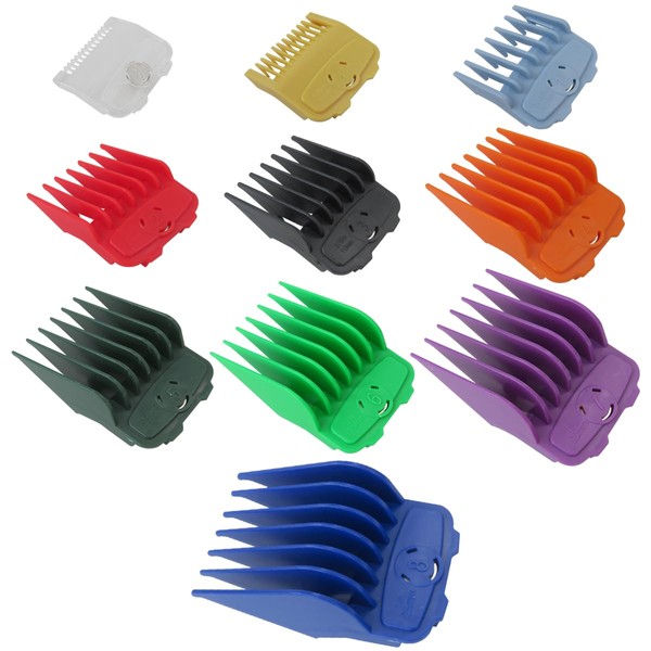 US! 10-Pack Magetic Clipper Guards Set for Animal Easy Pro/Pet