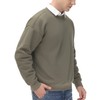 THE GYM PEOPLE Men's Fleece Crewneck Sweatshirt Thick Loose fit