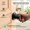 ThorBolt Fingerprint Door Lock with Keypad Door Knob, HomeKit Lock