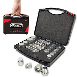 Pikwo 72Pcs JIC 37° Flare Cap and Plug Kit Hose Tube and Pipe Fitting Set Hydraulic Cap and Plug Kit Galvanized 45# Steel with Precision Threading Dash Sizes -04 -06 -08 -10 -12 -16