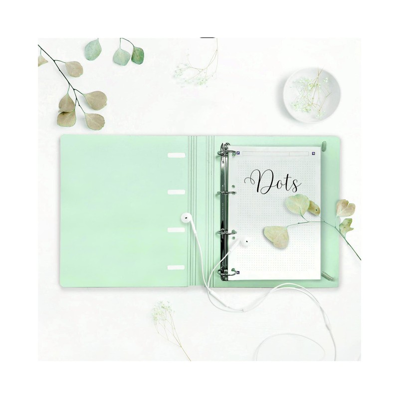Oxford Live & Go A5 Polyfoam 4 Ring Binder with