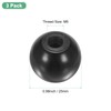M METERXITY 3-Pack Threaded Ball Knobs, M6 Female Thread 25mm
