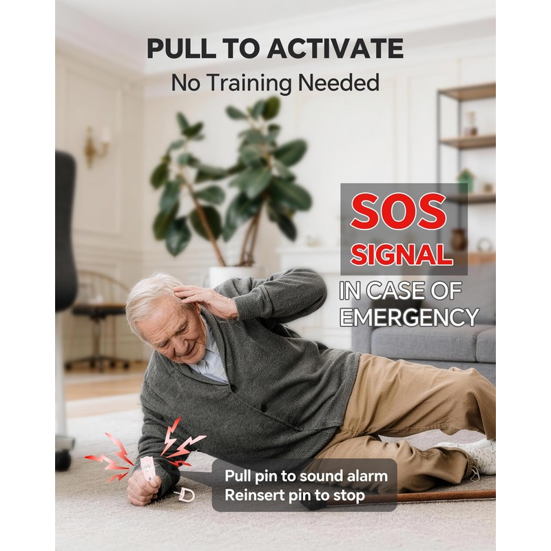 Safe Sound Personal Alarm, 2 Pack 130 dB Loud Siren