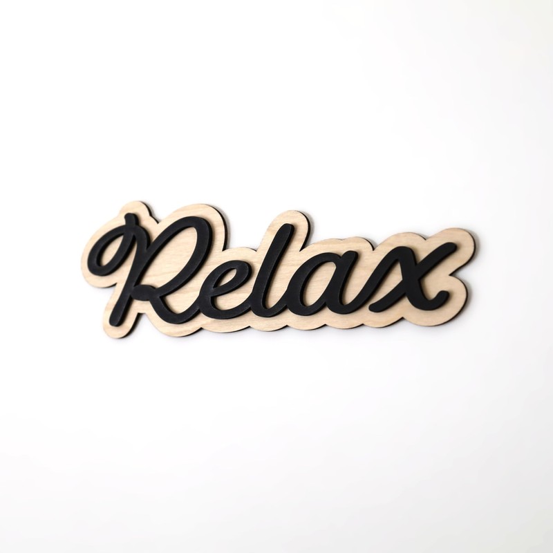 NOIR.DESIGN Wooden Family, Home, Love Hello Wall Sign, Decorative Layered