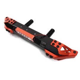 Upgrades for Axial SCX6, Red Front Alloy Bumper with LED Light for Axial SCX6 JLU Wrangler Upgrade