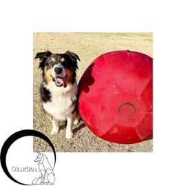 CollieBall - Herding Ball for Dogs 18″ – Inflatable, Anti-Burst, Dog Herding Ball for Australian Shepherds, Corgis, Collies, and Cattle Dogs, Durable Quality Dog Gift for Large Dogs