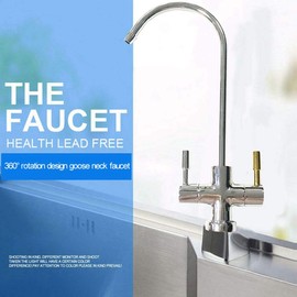 Tyenaza Modern Kitchen Mixer Tap - 1 Hole Faucet with Water Filter, Ideal for Kitchen Sink Replacement and Drinking Water