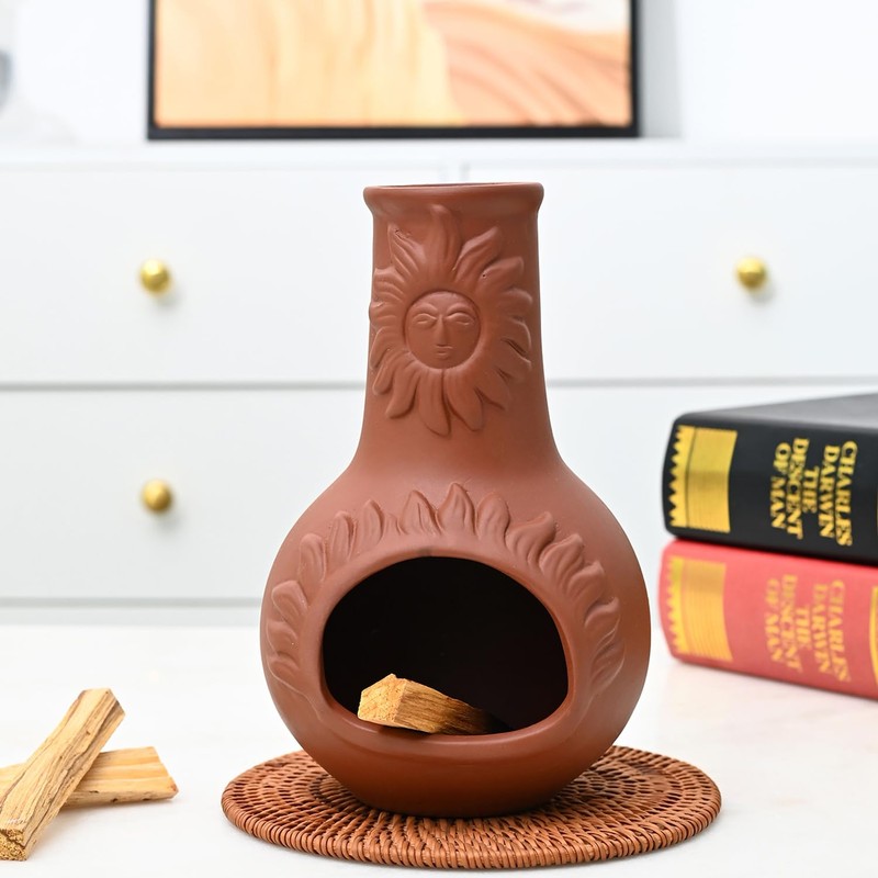 Zvaiuk Palo Santo Holder, Ceramic Incense Burner for Wood Sticks,