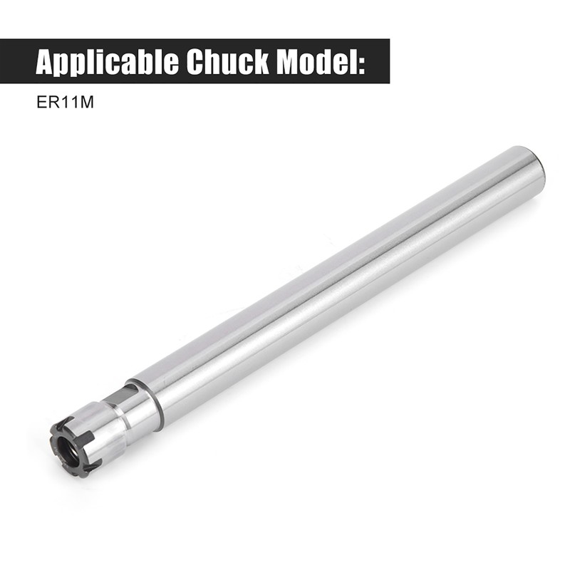 ER11M-150L Collet Chuck Holder Straight Shank Extension Lathe Rod CNC