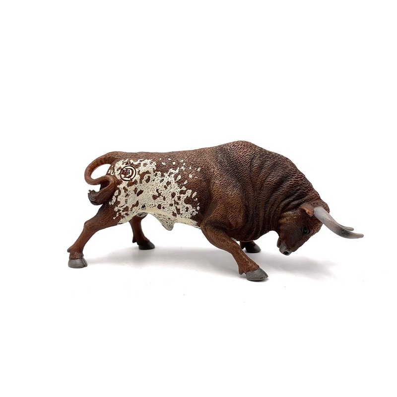 Deqube 10107 Toro Bravo Figure, Brown/White Model