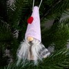 BRUBAKER Set of 6 Wooden and Knitted Gnome Decorative Pendants