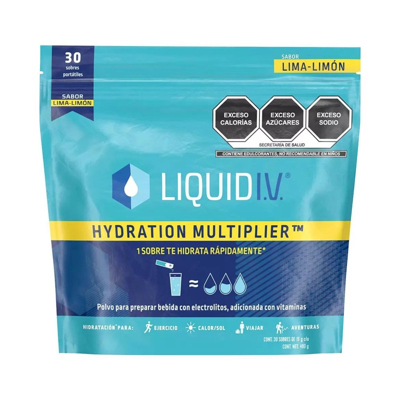 Electrolitos en Polvo Liquid I.V. 30Sobres de 16g C/u