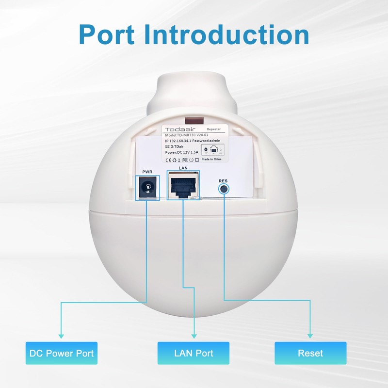 Todaair Sleek WiFi Bird Egg | Modern Design, Bird's nest