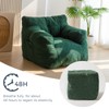 MAXYOYO Sherpa Bean Bag Chair, Boucle Tufted Bean Bag Couch,