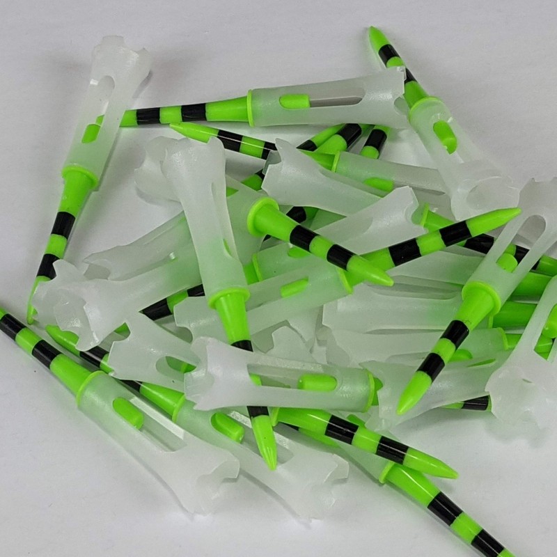 FlexTop Tees Flexible Golf Tees 25-Pack (Green)