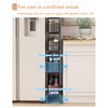 UMDONX Slim Storage Cart 5 Tier with Pull Out Basket