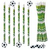 40 Pcs Sports Pencils Soccer Eraser Set Football Pencils with