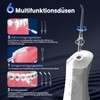 Munddusche Testsieger 2025, 4 Modi Professionelle Water Flosser, munddusche kabellos