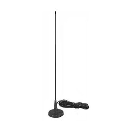 Pro Trucker Scanner Radio Mini Magnet Mount Mobile Scanner Antenna with BNC Connector - Black