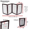 Internet’s Best Traditional Wire Dog Gate - 4 Panel -