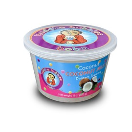 Premium Coconut Jelly Dessert Topping by Buddha Bubbles Boba (Coconut Jelly)