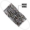 Racoons 1-Ply Reusable Face Mask Covering with Adjustable Nose Wire,