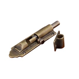 Tiazza Antique Pure Brass Bolt Buckle Thickened Copper Latch for Wooden Doors and Windows