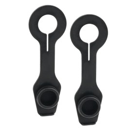 EAORBD A0170SVP 3/4" Water Inlet Plug for Rv City Water Fill Rubber Plug Cap,City Water Inlet Cap RV Water Inlet Cover with Strap,with Dust Cover Rv Water Inlet Replacement - Black (2)