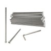 iexcell 15 Pcs M5 x 130mm Thread Pitch 0.8 mm