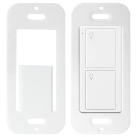 Remote Wallplate Bracket, Perfectly Compatible with Lutron Wireless Pico Remote Contro,Seamless Snap Wall Mount Bracket,Enhance Your Smart Home Experience (5pcs)