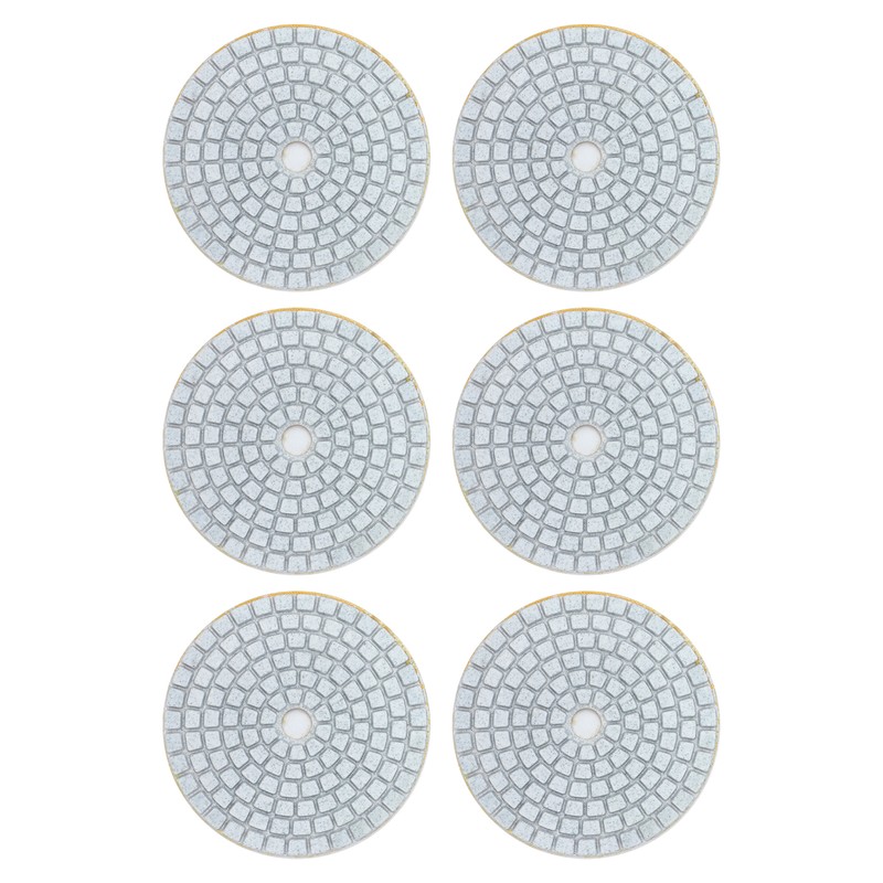 10Pcs 3in Diamond Wet Polishing Pad Soft Grinding Discs Polisher