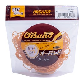 Rubber Band O-Band #8 < 1.8 oz (50 g) Transparent Bag > American Color Second Smallest Diameter Small Volume Packaging Rubber Band All Sizes 73 Republic