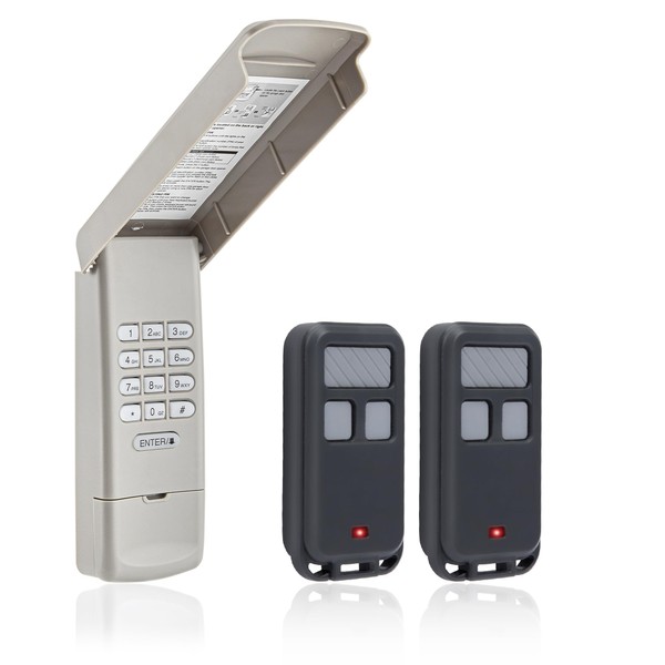 Garage Door Opener Keypad with 2 890MAX Garage Door Opener