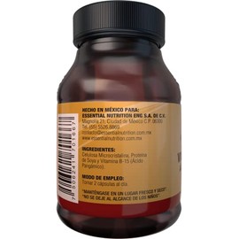 Essential Nutrition, Vitamina B-15 Ácido Pangámico - 60 Cápsulas De 500 Mg