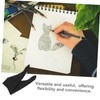 Zerodeko 4Pcs Thumb Guard Gloves Protective Finger Gloves for Painting