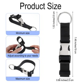 3 Pcs Heavy Duty Valises Strap Add A Bag Luggage Strap Luggage Accessories Belt Jacket Gripper Travelkin Straps for Suitcases Adjustable Suitcase Belt for Suitcases Add A Bag