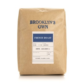 Brooklyn's Own Dark Roast French Roast Ground Coffee - 100% Arabica Grounds (2 LB)