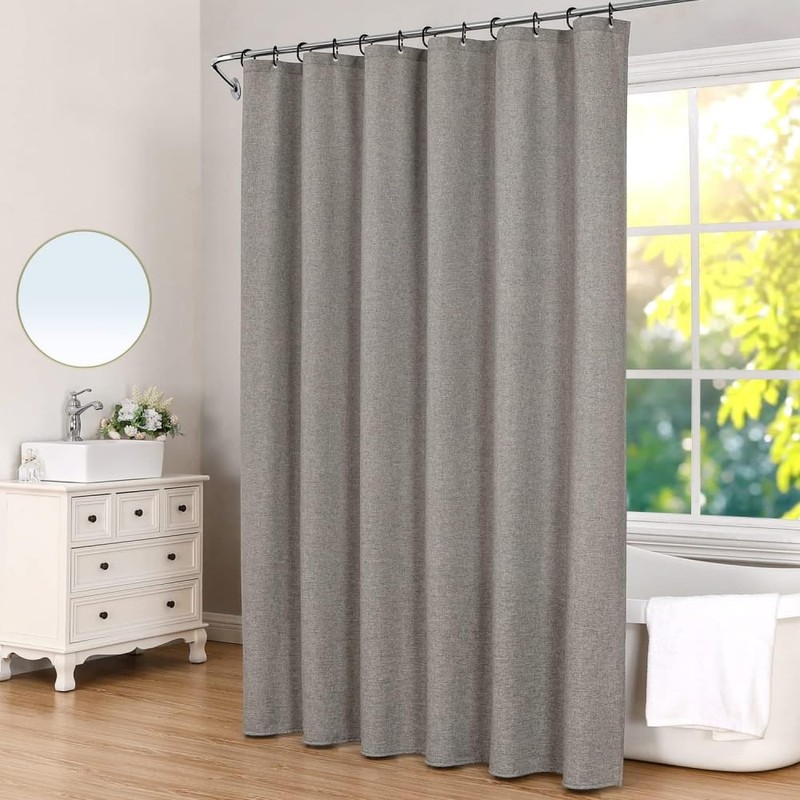 24 Pcs Shower Curtain Ring Large Metal Shower Curtain Hooks