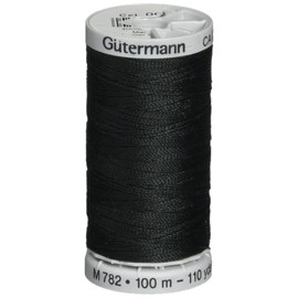 Gutermann 27090038 Extra Strong Thread 110 Yards-Black
