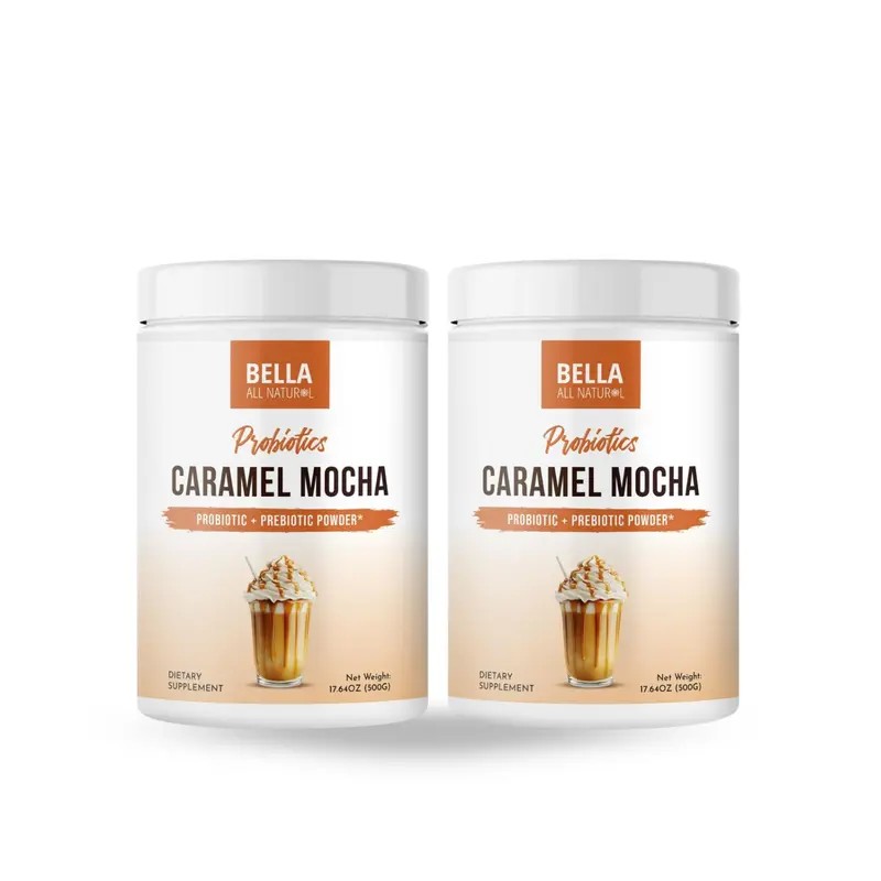 2 Pack Bella All Natural Probiotics Caramel Mocha