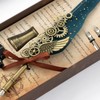 Quill Pen Sealing Wax Stamp Set Retro European Style Stainless