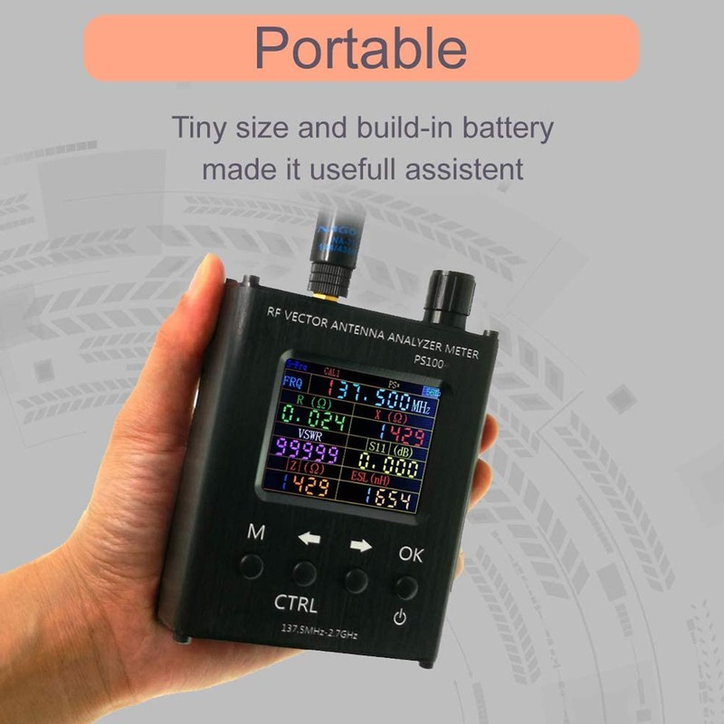 RF Antenna Analyzer 137.5MHz To 2.7GHz UV Impedance Reactance SWR