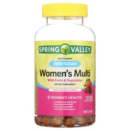 Spring Valley Zero Sugar Women's Multi Gummy, 150 Count