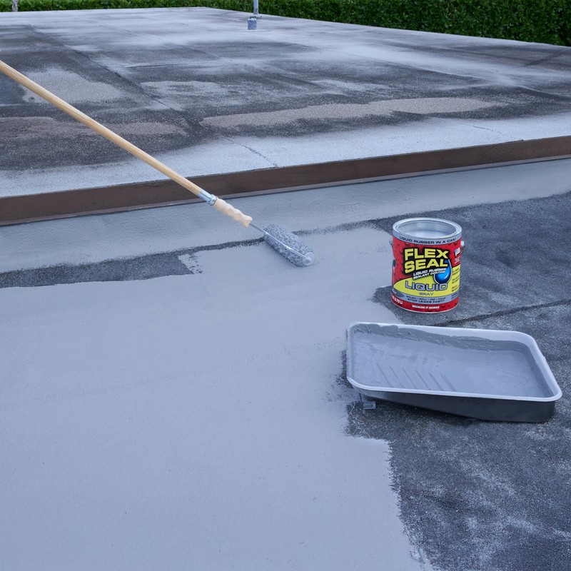 Flex Seal Liquid, Rubber Coating Sealant, Waterproof, Flexible, Breathable, and
