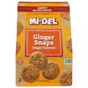 Mi-Del Cookies Ginger Flavored Snaps - Non GMO Certified, 0g