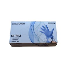 Supertouch Powderfree Nitrile Gloves (Blue) Medium (306802)