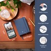Beechmore Books Lined Notebook - A6, Blue, Pocket Size, Premium