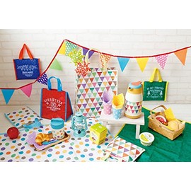 Maruwa Boeki 400813202 Tote Bag, Vivid Hiking (S), Flag