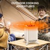 ONLYFIRE OUTDOOR LIVING 2-in-1 Smokeless Fire Pit with Pot Bracket